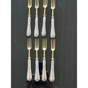Vintage Silverplate forks- set of 8
